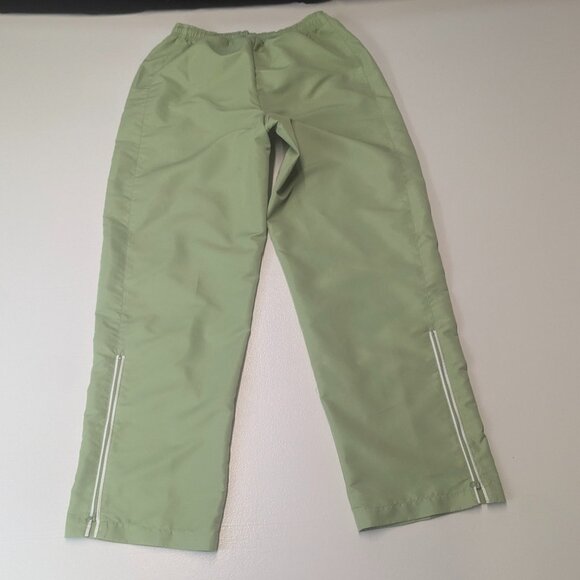 Izod Size Medium Sage Green Track Pants *Tiny Stain and Free Top XL - Picture 2 of 16